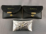 Group of 3 vintage rosaries in pouches