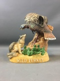 1986 Limited Edition Wild Turkey and Coyote No.10 Decanter