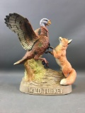 1985 Limited Edition Wild Turkey and Red Fox No.7 Decanter