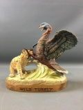 1983 Limited Edition Wild Turkey and Bobcat No.2 Decanter