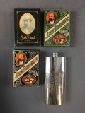 Group of 4 Jack Daniels Flask and Playing Cards