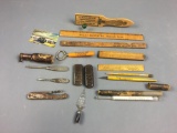 Group of Vintage Advertising Rulers and more