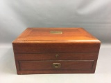 Vintage Wooden Flatware Box