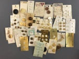 Group of Vintage buttons