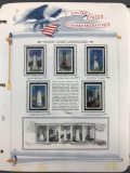 Binder of United States Commemorative Stamps