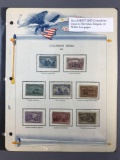 Set of Mint Columbian issue stamps
