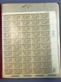Mint Sheet file of 6c-10c full sheets