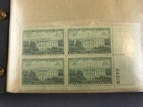 103 1940s-50s mint blocks and plate blocks