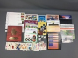 Group of Stamps, Postcards, First Day Issues and more