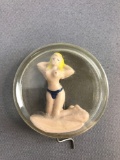 Vintage Topless Hula/Wiggle Girl novelty toy