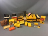Group of Vintage Kodak Brownie Camera, Slides, Slide Trays and more