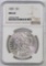 1889 P Morgan Silver Dollar (NGC) MS63.