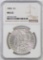 1896 P Morgan Silver Dollar (NGC) MS63.