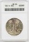 1941 S Walking Liberty Silver Half Dollar (ANACS) MS64.