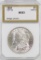 1891 P Morgan Silver Dollar (PCI) MS63.