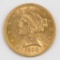 1900 P $5.00 Liberty Gold.