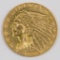 1928 P $2.50 Indian Gold.