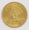 1862 Type 3 $1.00 Indian Head Princess Gold.