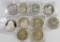 Lot of (10) One Troy Ounce Art Rounds .999 Fine Silver.