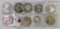 Lot of (10) One Troy Ounce Art Rounds .999 Fine Silver.