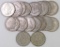 Lot of (17) 1892 P Morgan Silver Dollars.