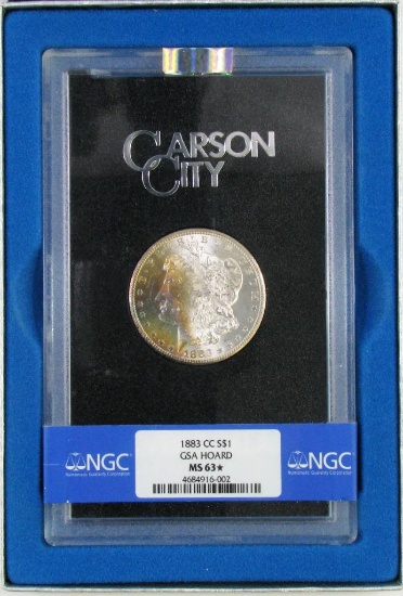 LIVE GALLERY AUCTION - Quality Coins & Currency