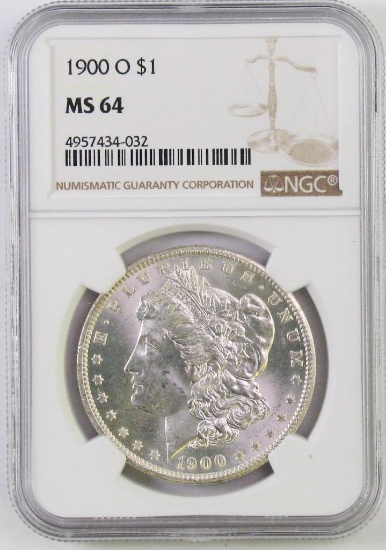 1900 O Morgan Silver Dollar (NGC) MS64.