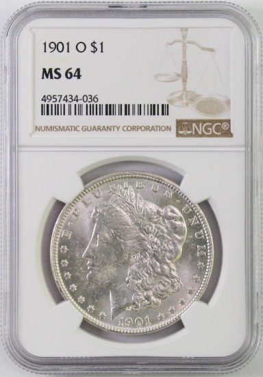 1901 O Morgan Silver Dollar (NGC) MS64.