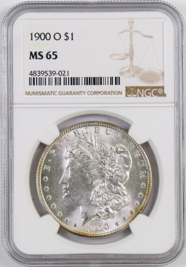 1900 O Morgan Silver Dollar (NGC) MS65.