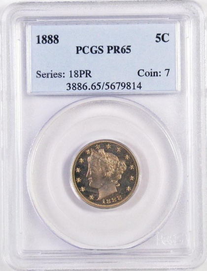 1888 Liberty Nickel (PCGS) PR65.