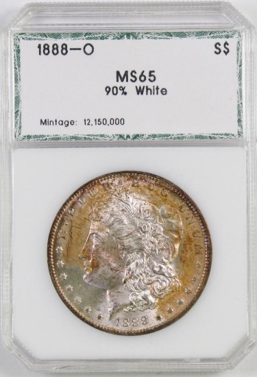 1888 O Morgan Silver Dollar (PCI) MS65.