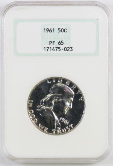 1961 Franklin Silver Half Dollar (NGC) PF65