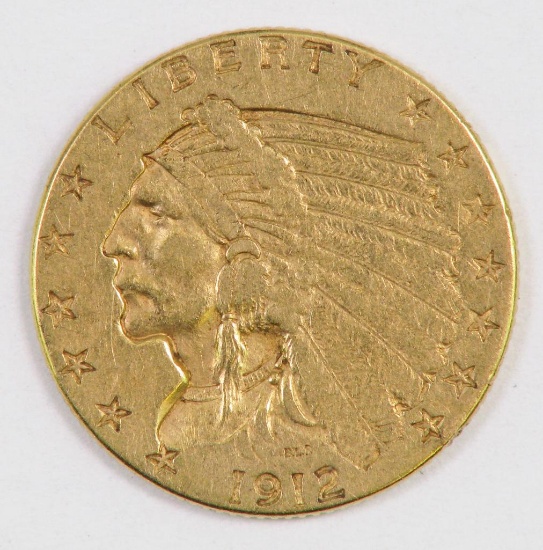 1912 P $2.50 Indian Gold.