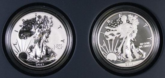 2013 American Eagle West Point Two-Coin Silver Set.