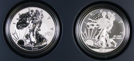 2013 American Eagle West Point Two-Coin Silver Set.