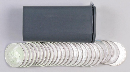Lot of (25) 2015 Australia 50 Cents Battle Of The Coral Sea Half Ounce .999 Silver.