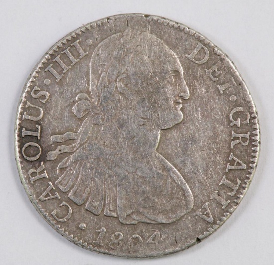 1804 Mexico SPANISH COLONY 8 Reales.