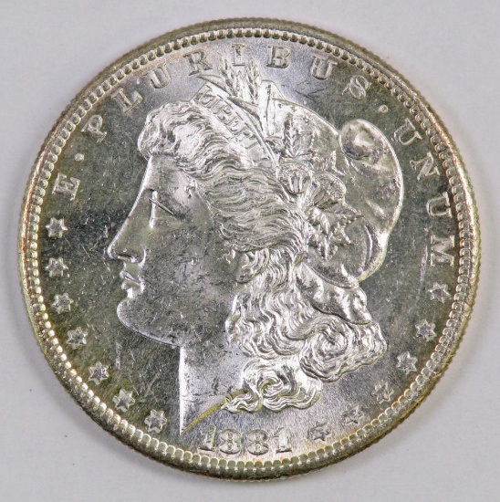 1881 S Morgan Silver Dollar.