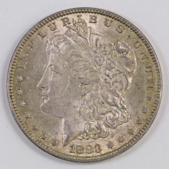 1883 P Morgan Silver Dollar.