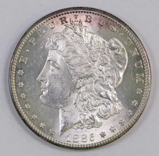 1885 S Morgan Silver Dollar.
