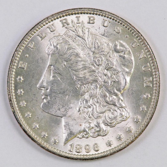 1896 P Morgan Silver Dollar.