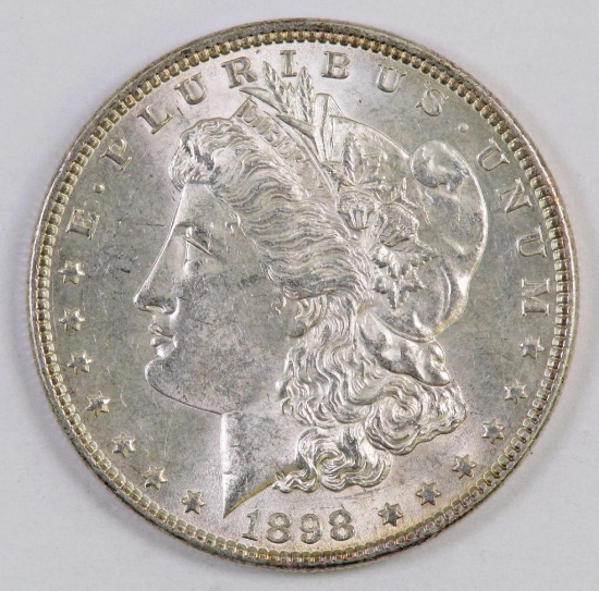 1898 P Morgan Silver Dollar.