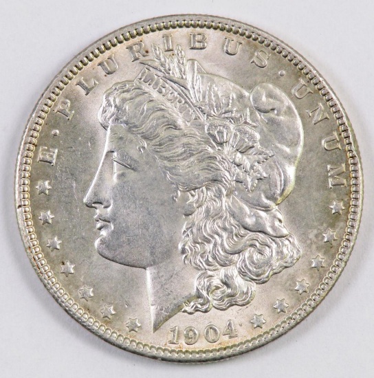 1904 P Morgan Silver Dollar.