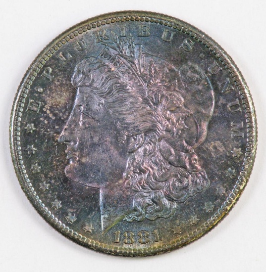 1881 S Morgan Silver Dollar.