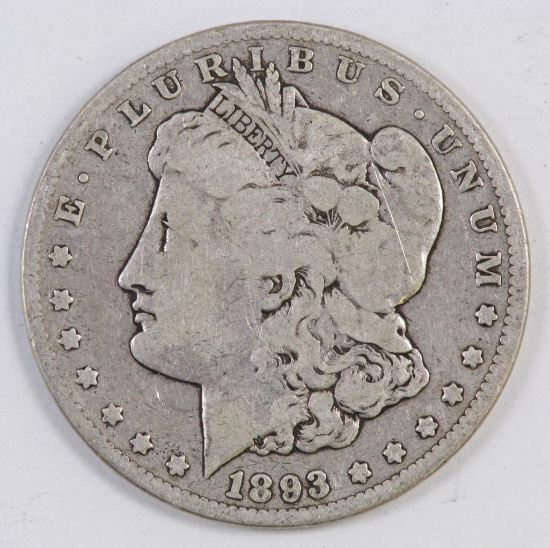 1893 CC Morgan Silver Dollar.