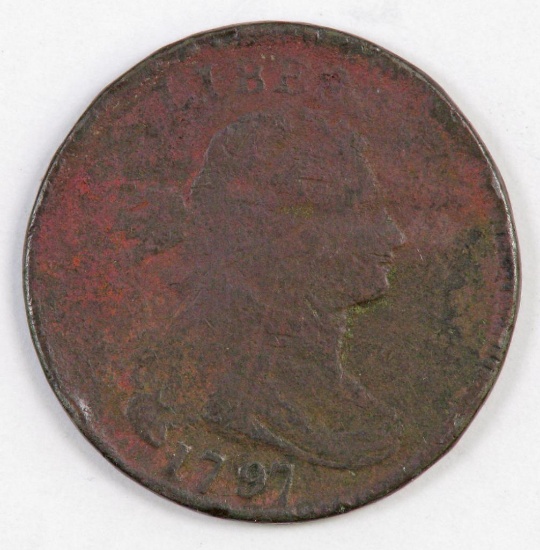 1797 Draped Bust Large Cent.