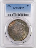 1903 P Morgan Silver Dollar (PCGS) MS65.