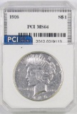 1926 P Peace Silver Dollar (PCI) MS64.