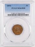 1894 Indian Head Cent (PCGS) MS63RB.