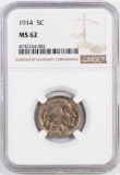 1914 P Buffalo Nickel (NGC) MS62.